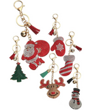 Christmas Puffed Bag Charms & Key Chains