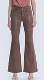 Alison Mid-Rise Coco Gold Glitter Jean From Vervet