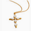Audrey Cross Necklace