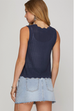 Harbor Scallop Tie Sweater Vest