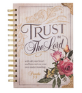 Trust in the Lord Floral Spiral Journal - Proverbs 3:5
