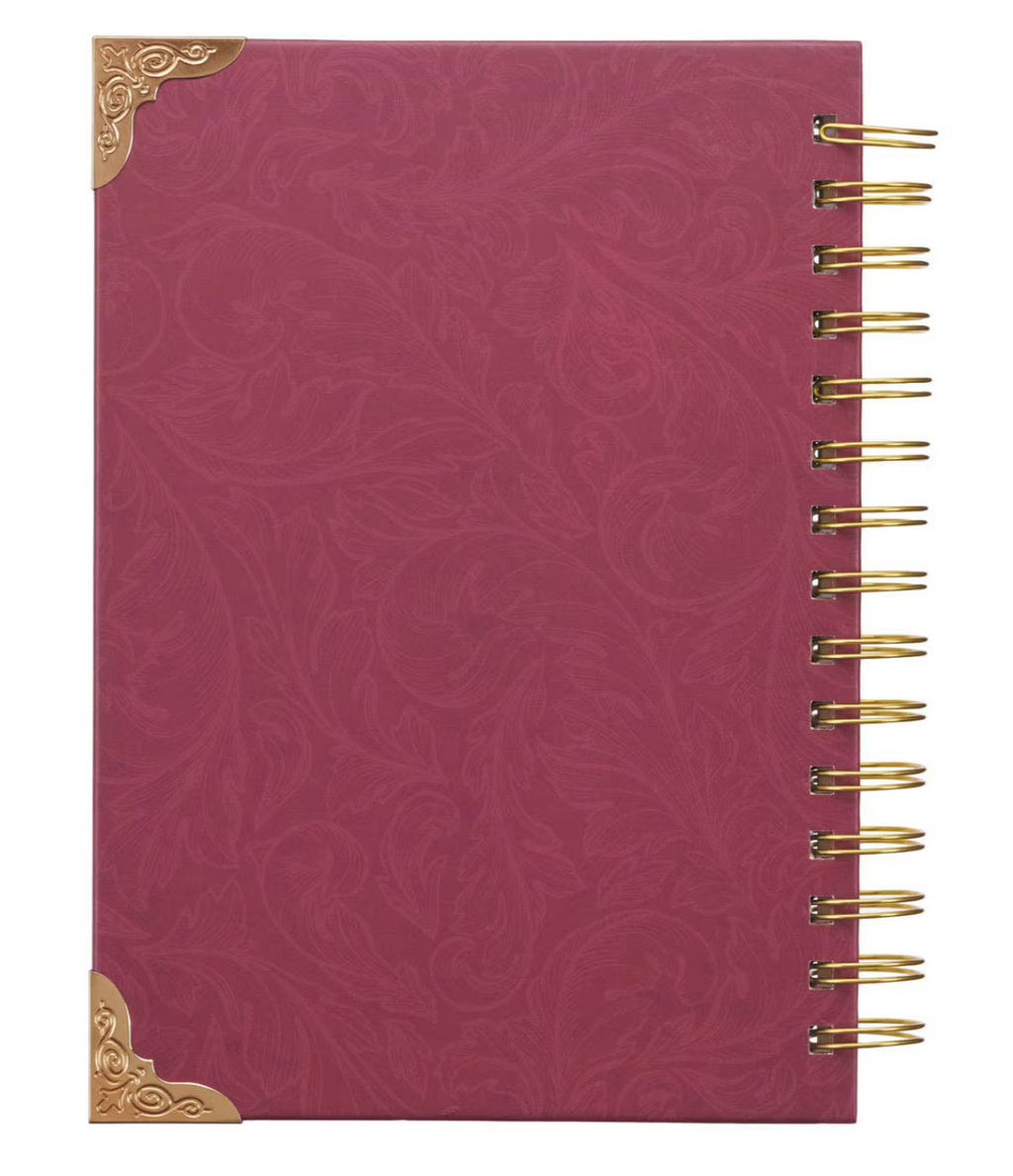 Trust in the Lord Floral Spiral Journal - Proverbs 3:5