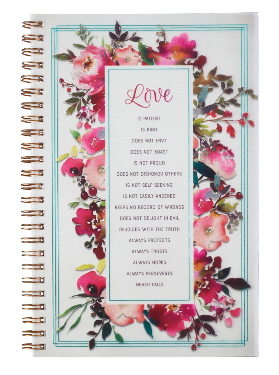 Love Is (1 Corinthians 13:4-7) Notebook Journal