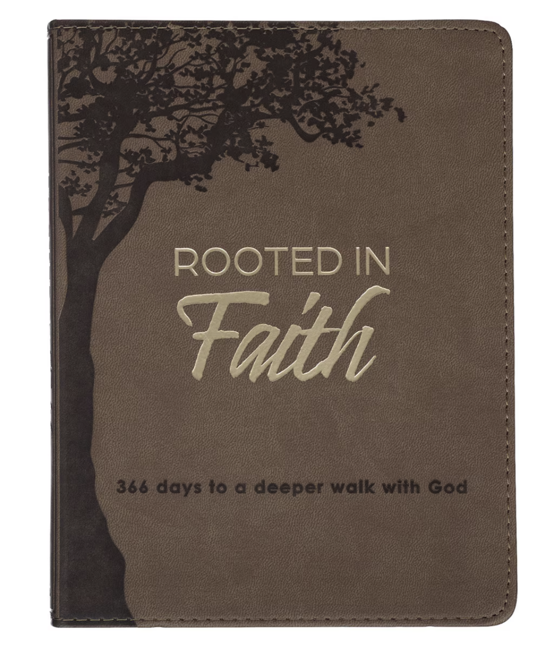Rooted in Faith Faux Leather Devotional