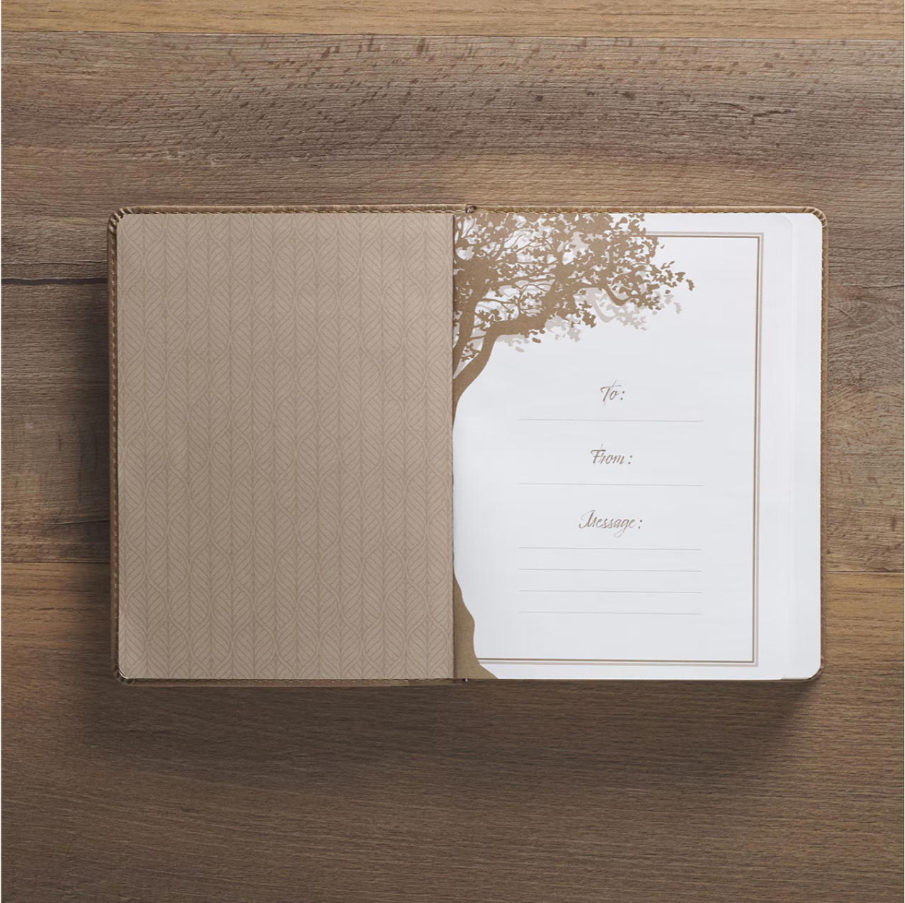 Rooted in Faith Faux Leather Devotional