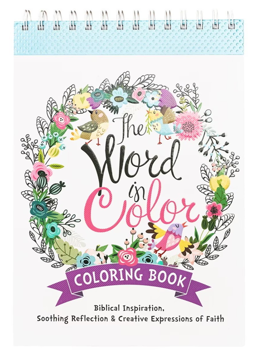 The Word in Color Spiral Coloring Book