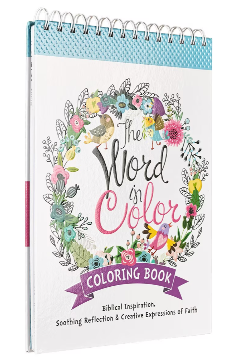 The Word in Color Spiral Coloring Book