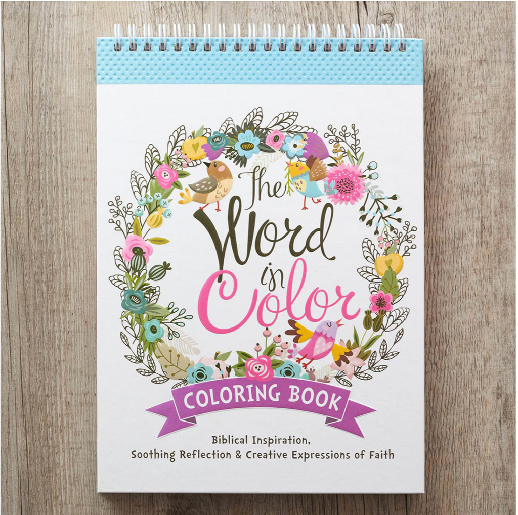 The Word in Color Spiral Coloring Book