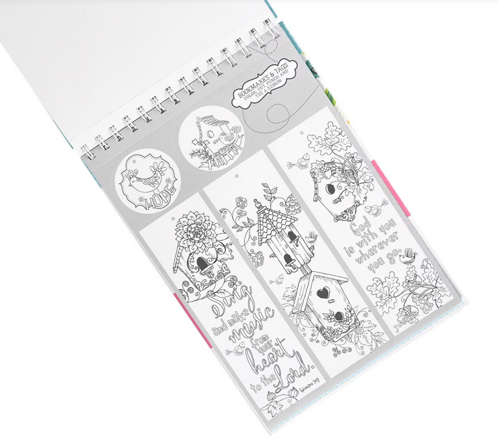 The Word in Color Spiral Coloring Book