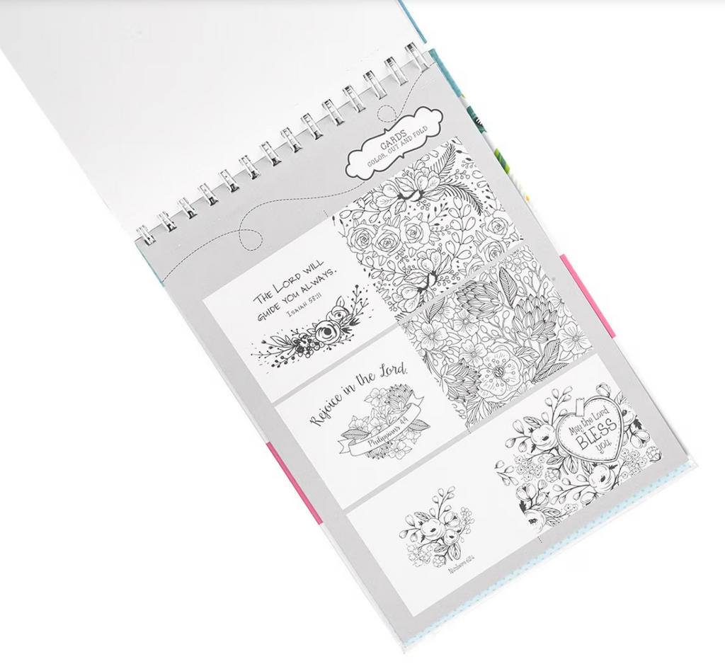 The Word in Color Spiral Coloring Book