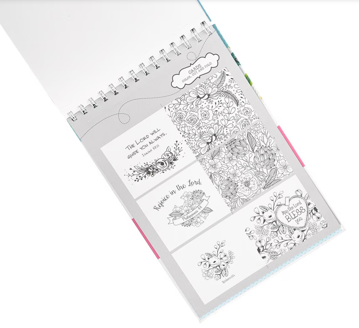 The Word in Color Spiral Coloring Book