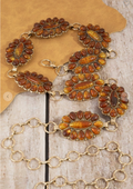 Amber Sunset Concho Belt