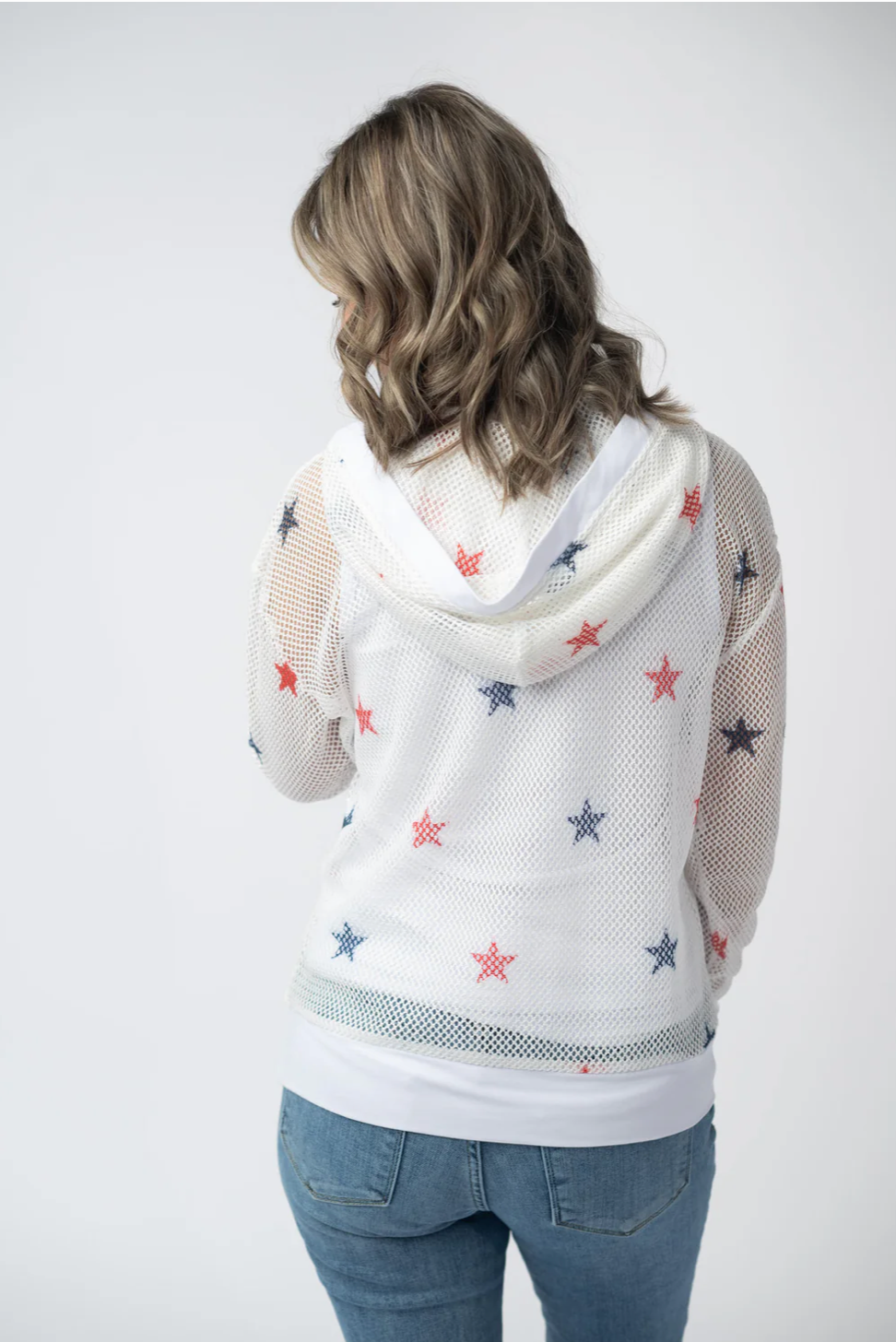 American Stars Mesh Hoodie