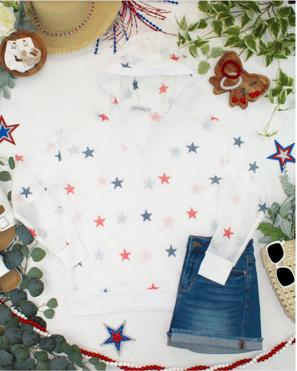 American Stars Mesh Hoodie