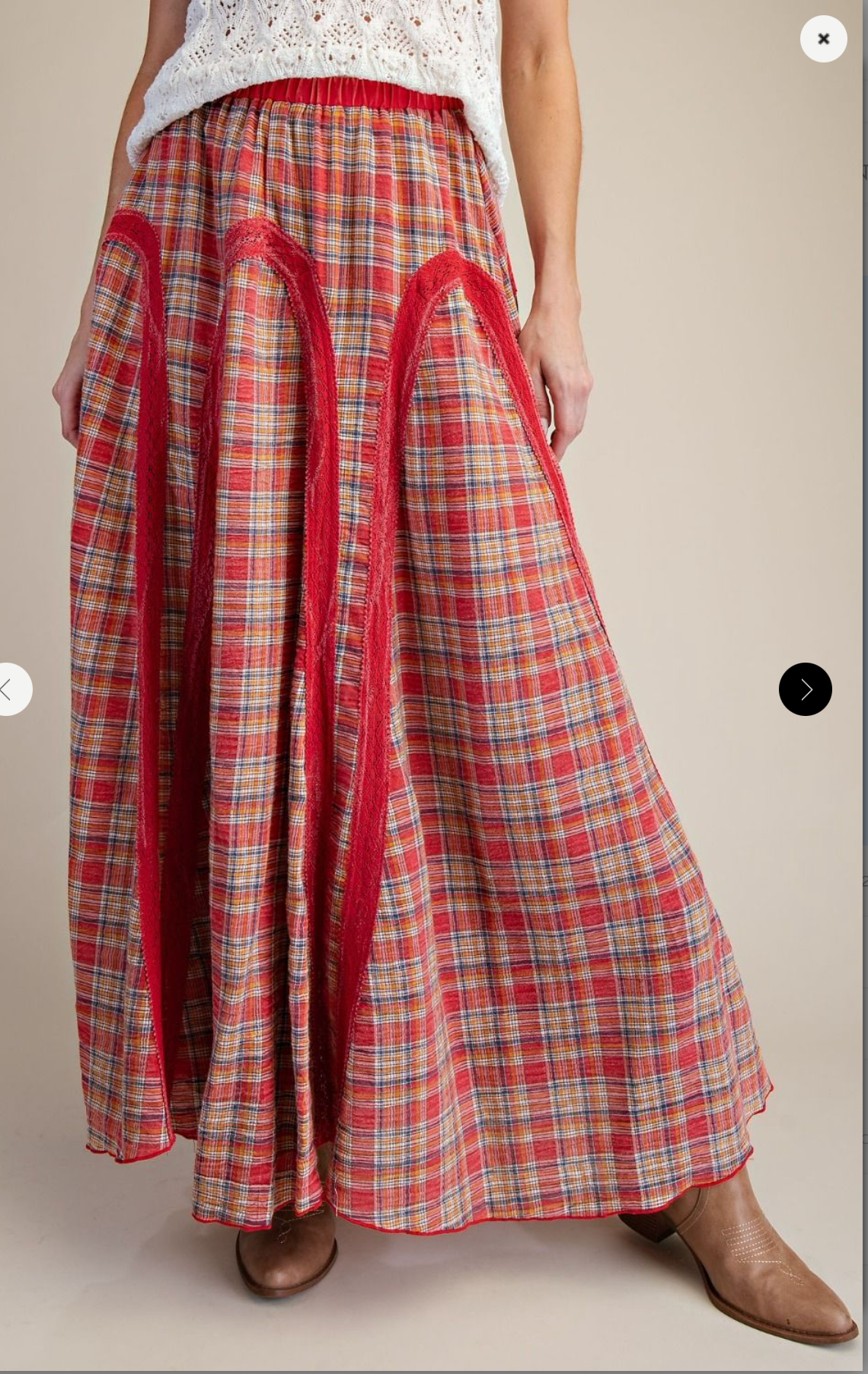 Maple Meadow Maxi Skirt