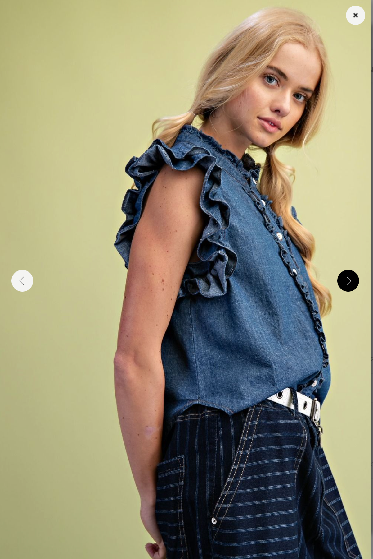 Caroline Chambray Blouse
