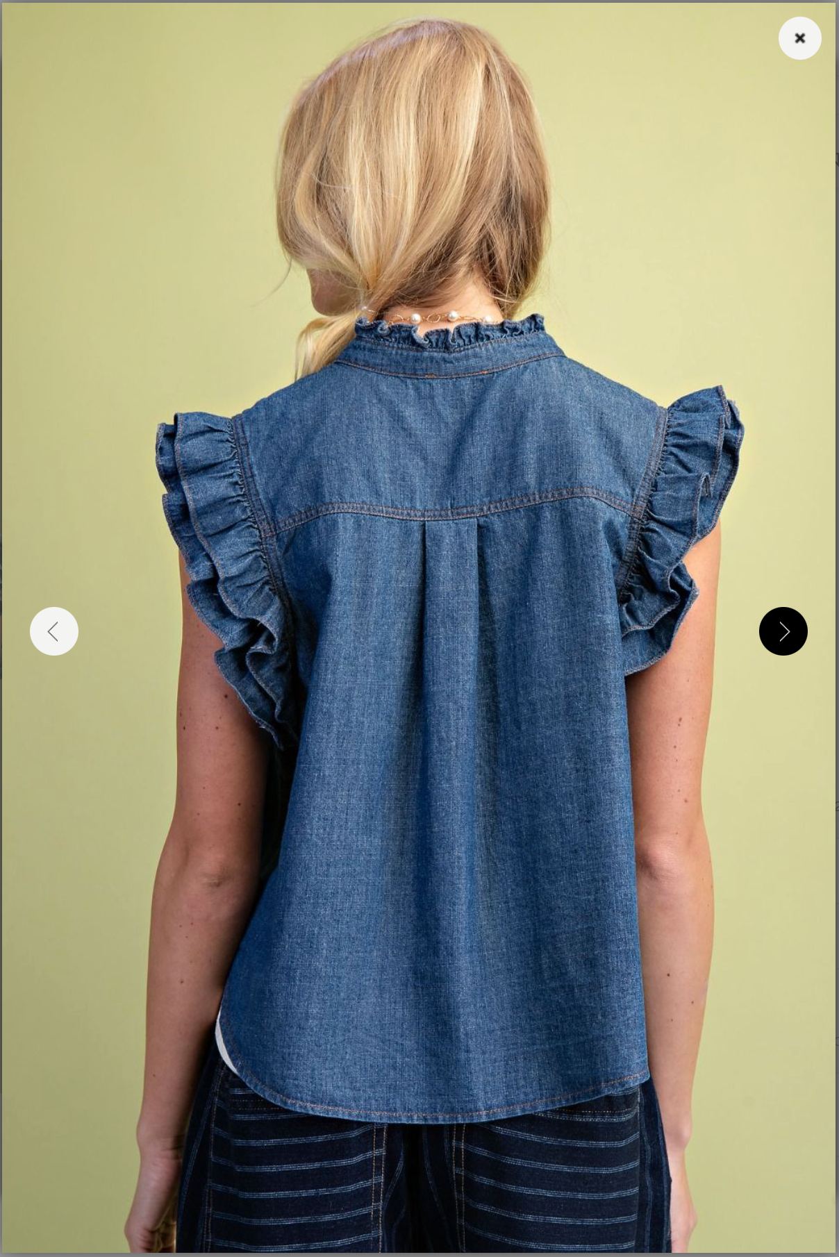Caroline Chambray Blouse
