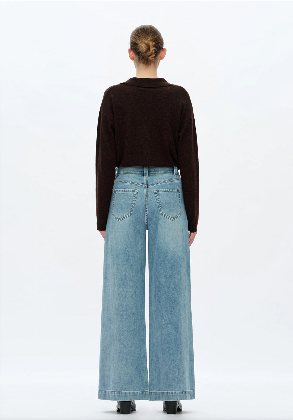 Diamond Dust Wide Leg Jeans