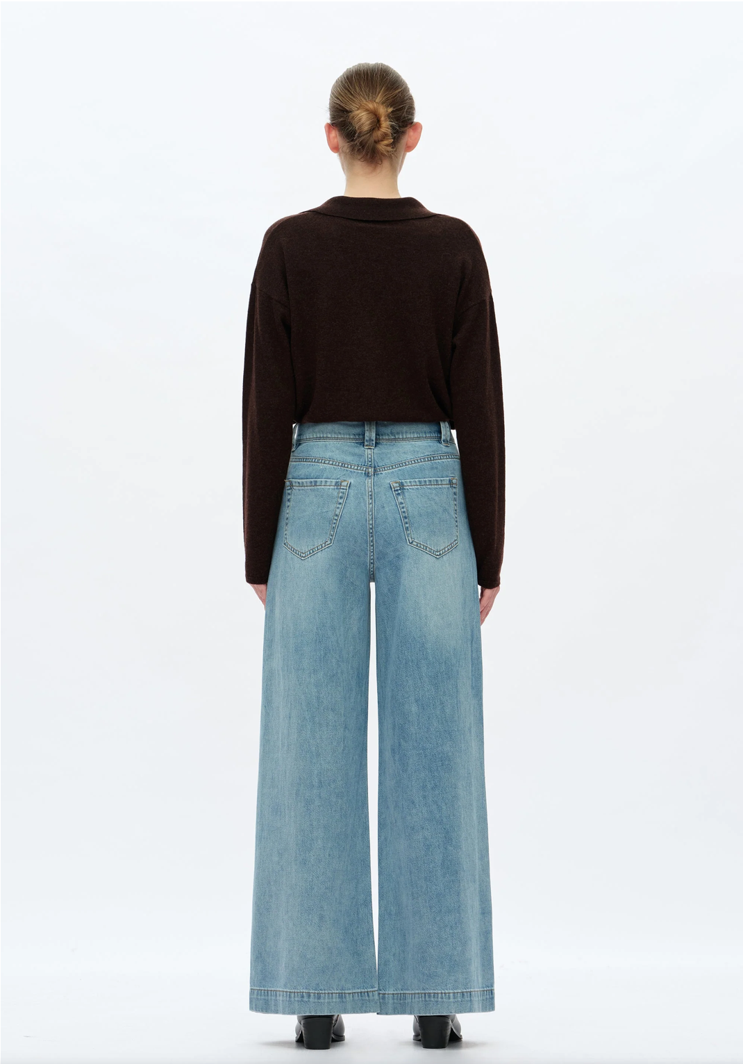 Diamond Dust Wide Leg Jeans