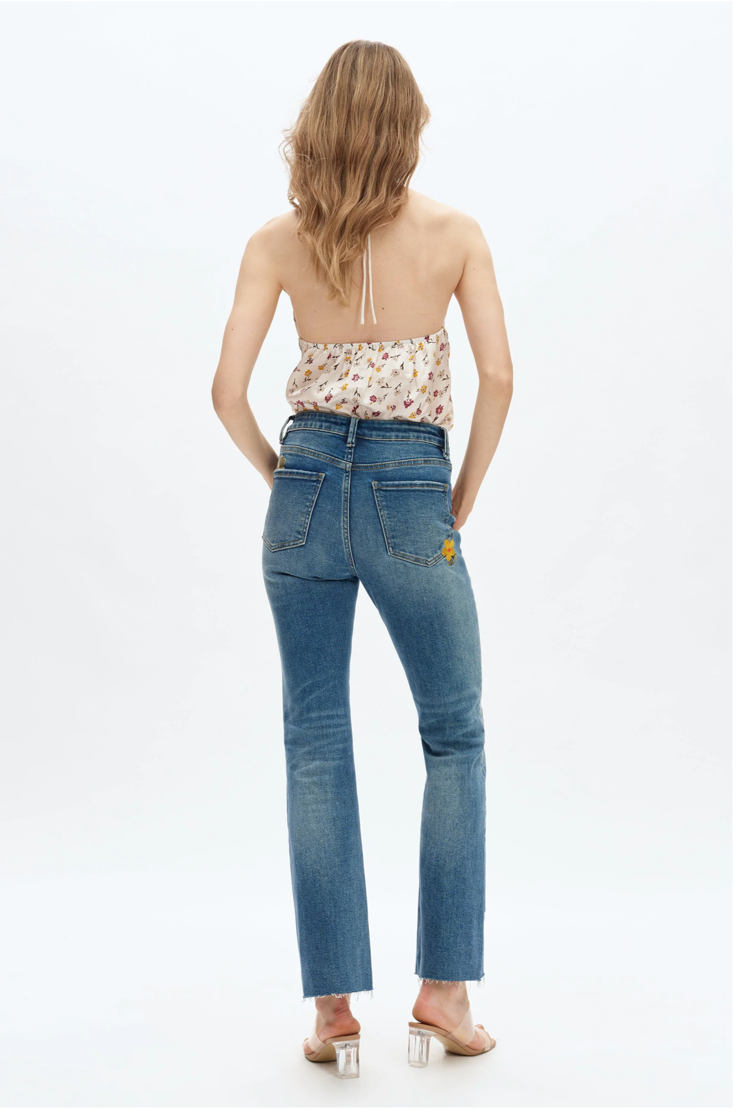 Flora Mid-Rise Boot Cut Jean