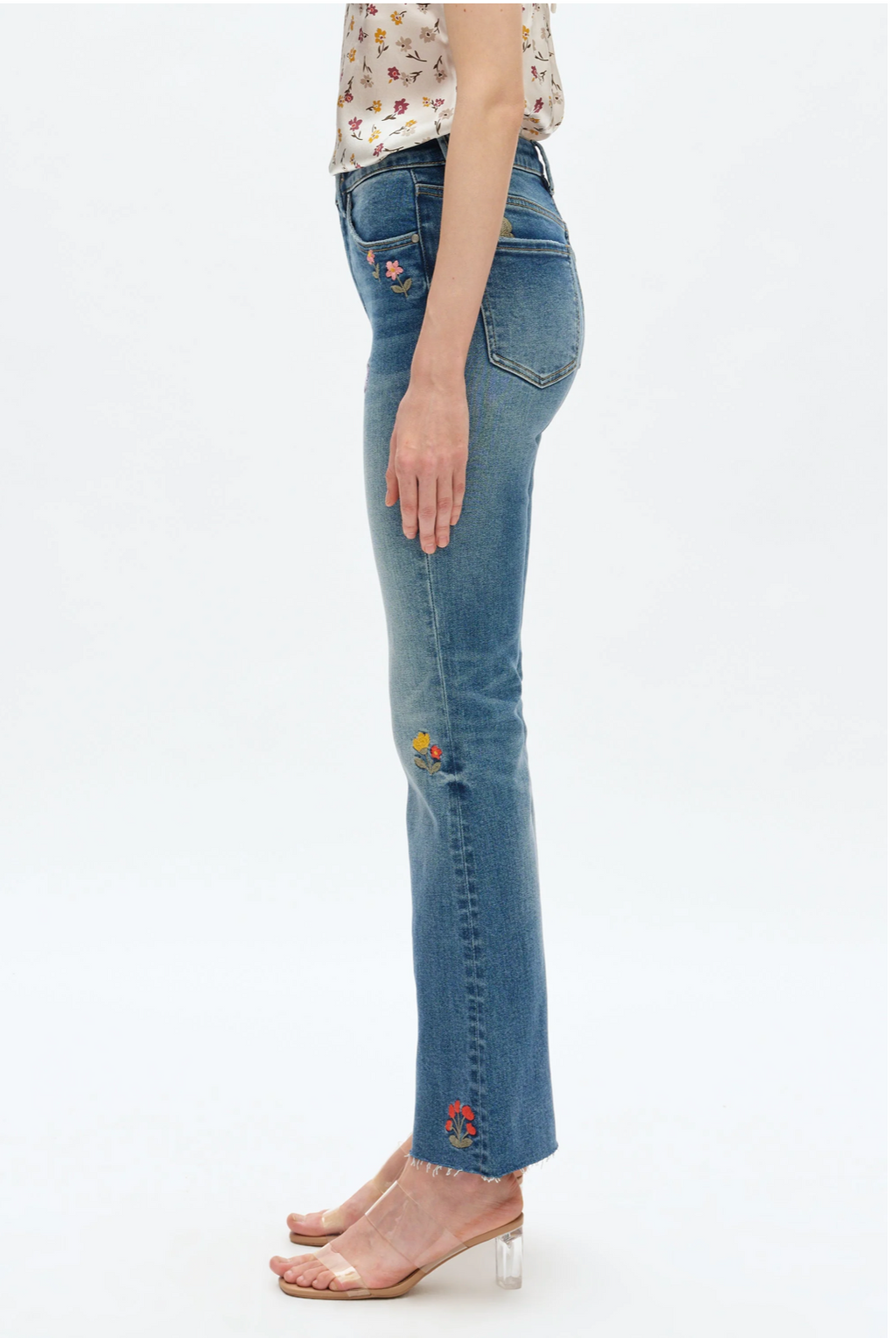 Flora Mid-Rise Boot Cut Jean