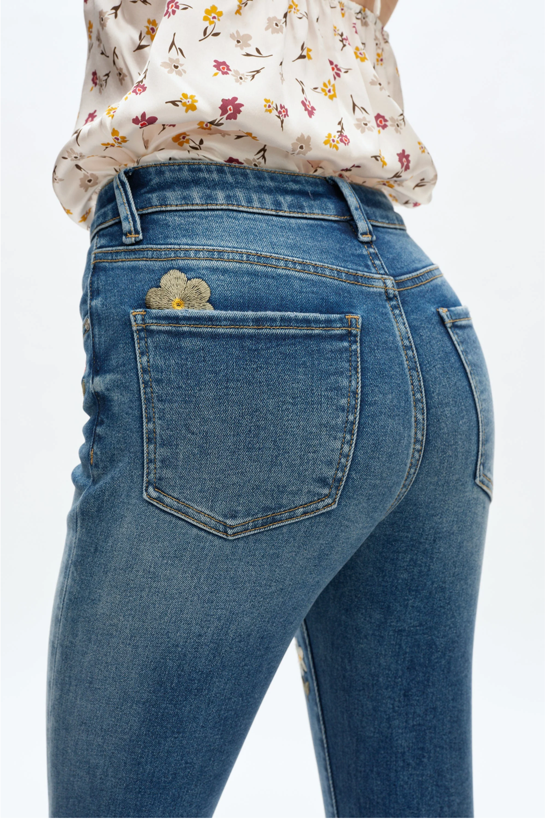 Flora Mid-Rise Boot Cut Jean