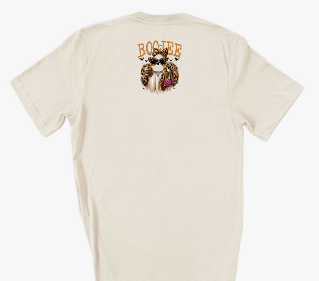 Boo-Jee Ghost Blingy Rhinestone Graphic Tee