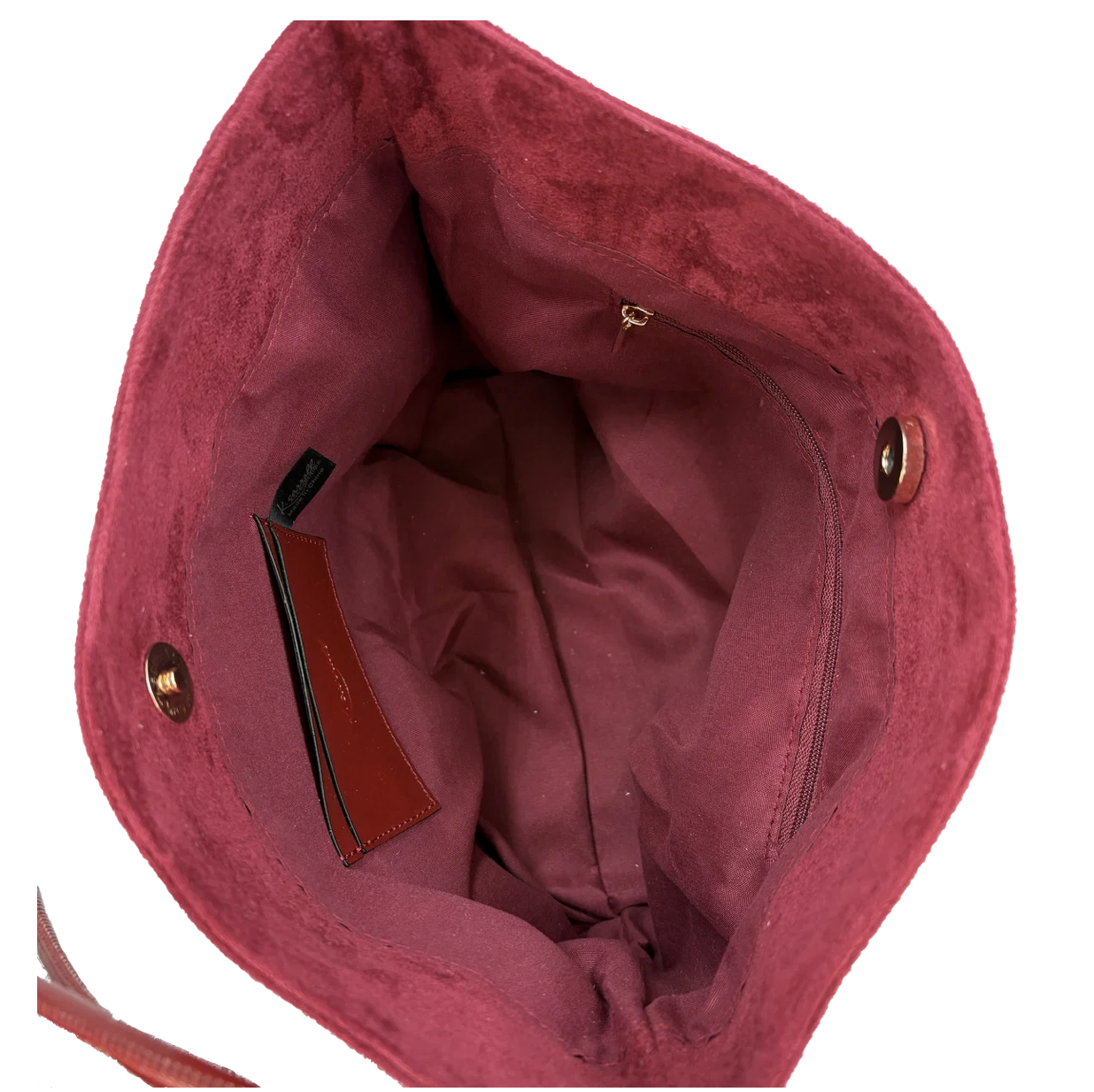 Sienna Square Suede Handbag