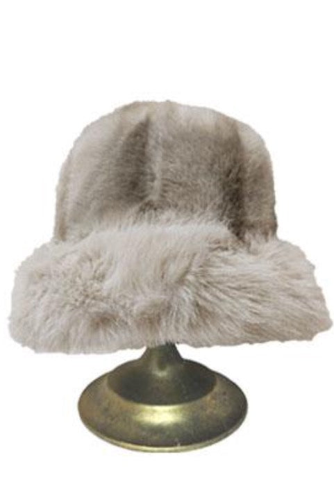 Minkie Faux Fur Bucket Hat