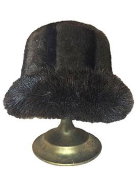 Minkie Faux Fur Bucket Hat