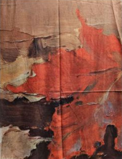 Autumn Glory Watercolor Scarf