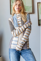 Beverly Mixed Print Pullover