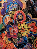 Feline Garden Scarf