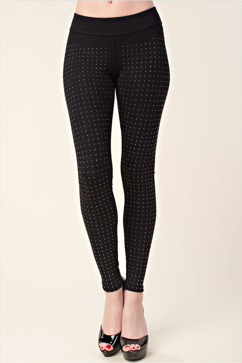 Black Sparkle Leggings
