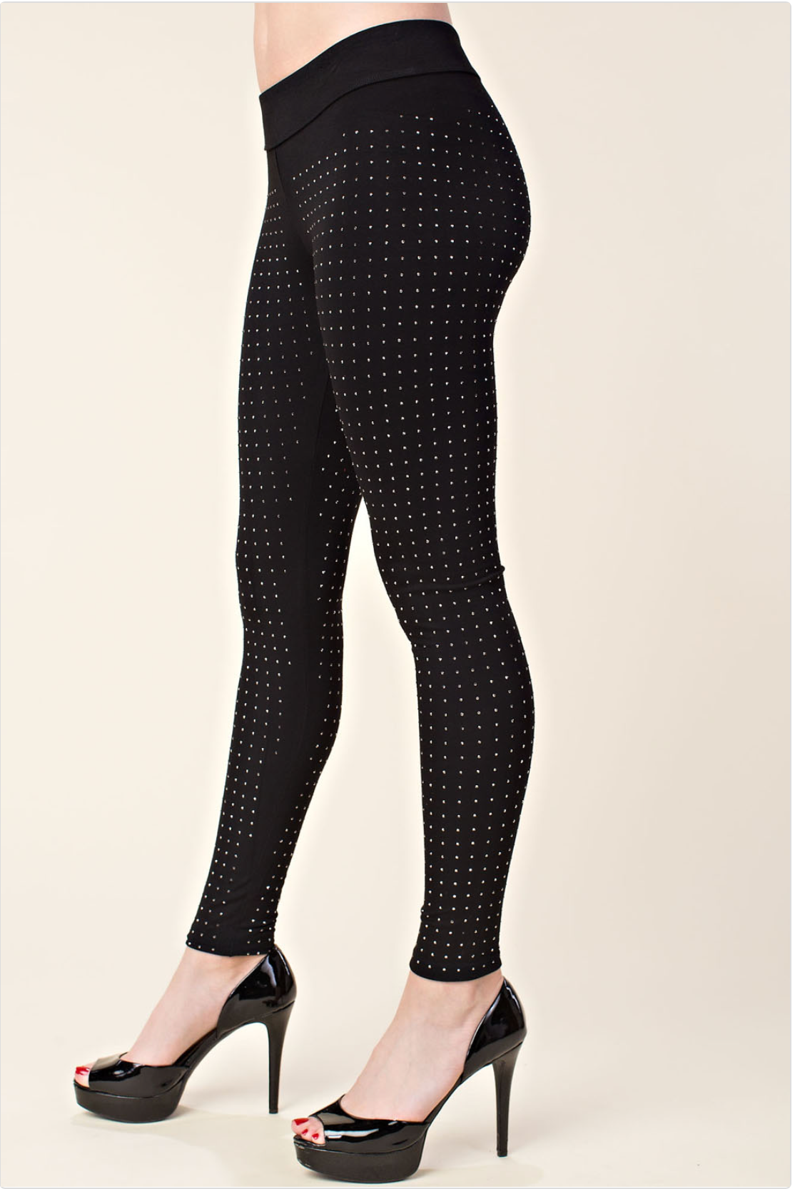 Black Sparkle Leggings