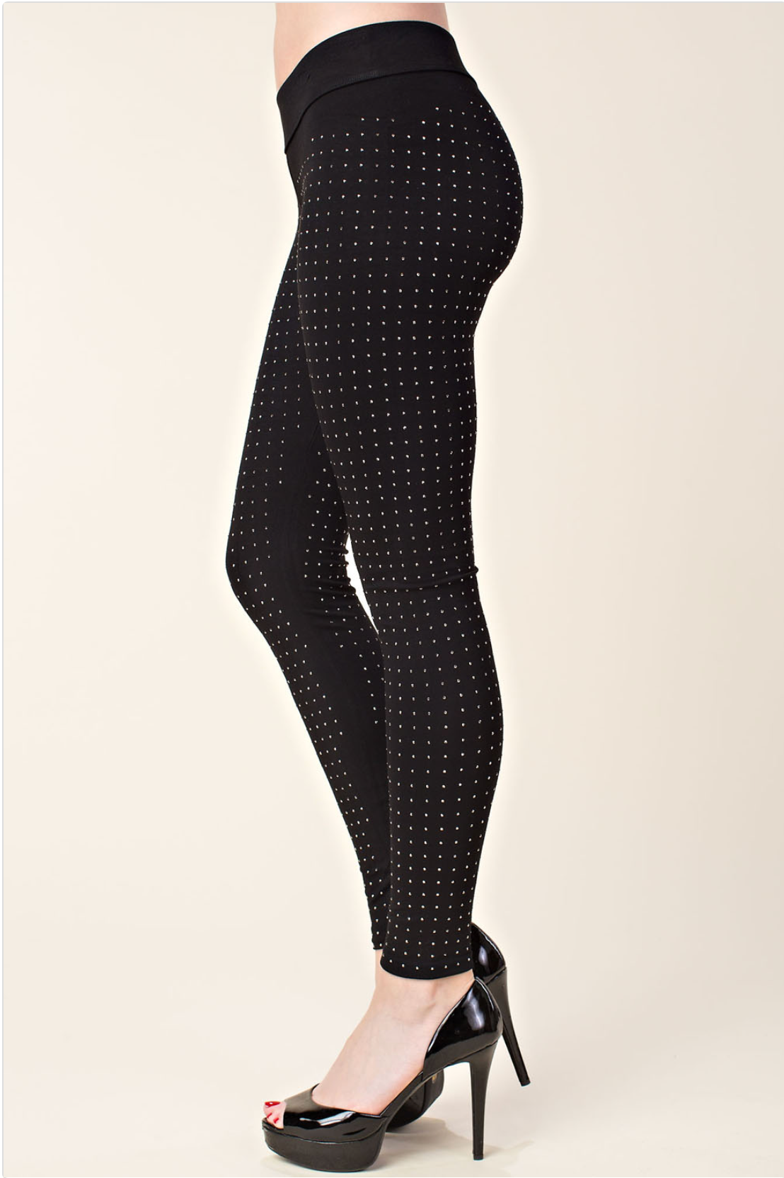 Black Sparkle Leggings