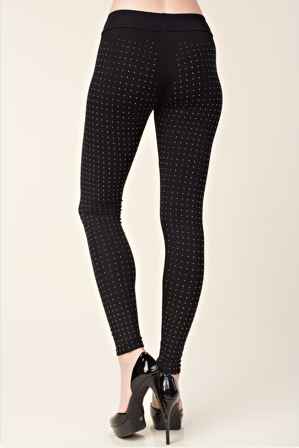 Black Sparkle Leggings