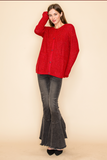 Crimson Sparkle Cardigan From Vocal