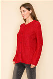 Crimson Sparkle Cardigan From Vocal