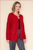 Crimson Sparkle Cardigan From Vocal