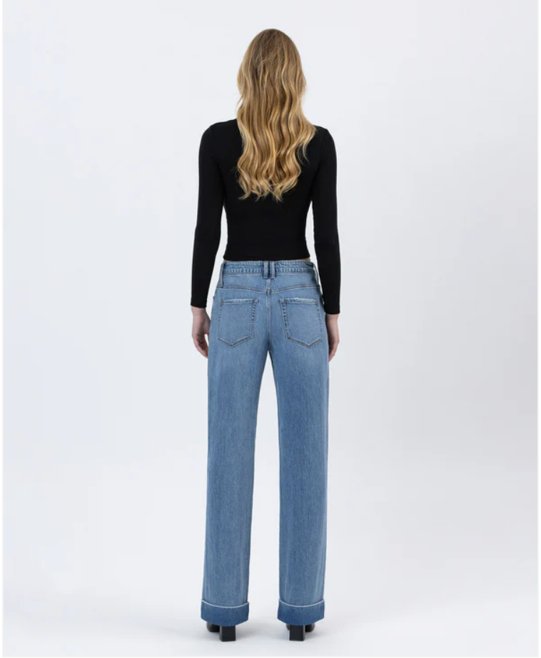 Harlow Cuffed Denim Trouser