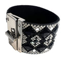Starry Night Diamond Crystal Cuff Bracelet