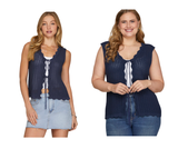 Harbor Scallop Tie Sweater Vest