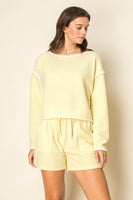 Misty Waffle Knit Lounge Short