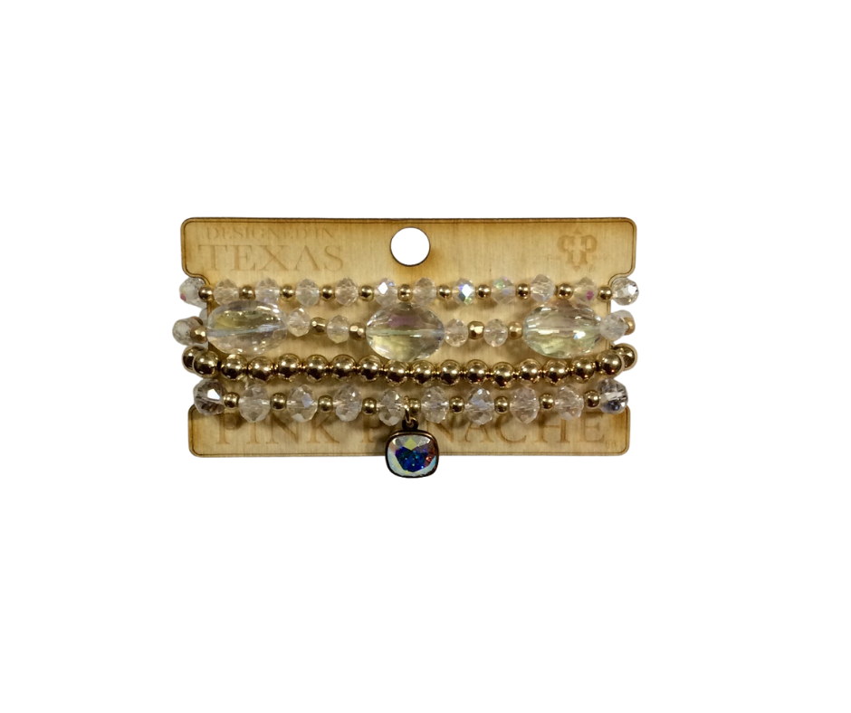 Aurora Glow Bracelet Stack by Pink Panache