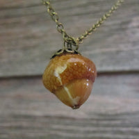 Small Woodland Acorn Necklace