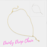 Dainty Drops Necklace
