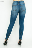 Zipper Ultra-Stretch Skinny Jean