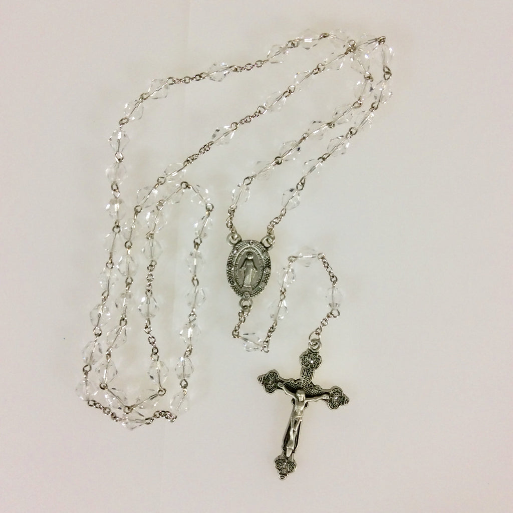Crystal Fire Polished Rosary
