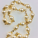 Swarovski Pearl Gold Two-Tone Rosary